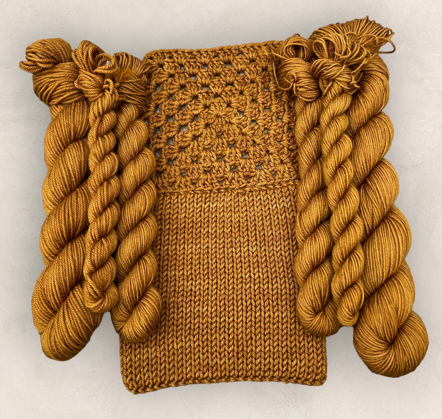 4 Ply or DK Yarn 100g- 50g - 20g -10g Honey Ginger P76 image 3
