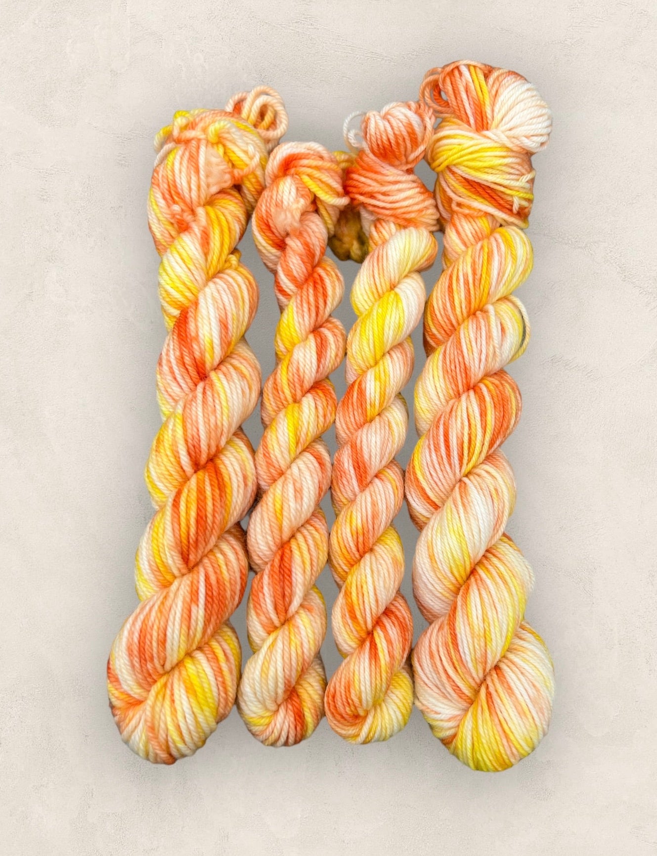 Citrus Twist 4 Ply or DK Yarn 20g - 10g Mini Skein M11 image 2