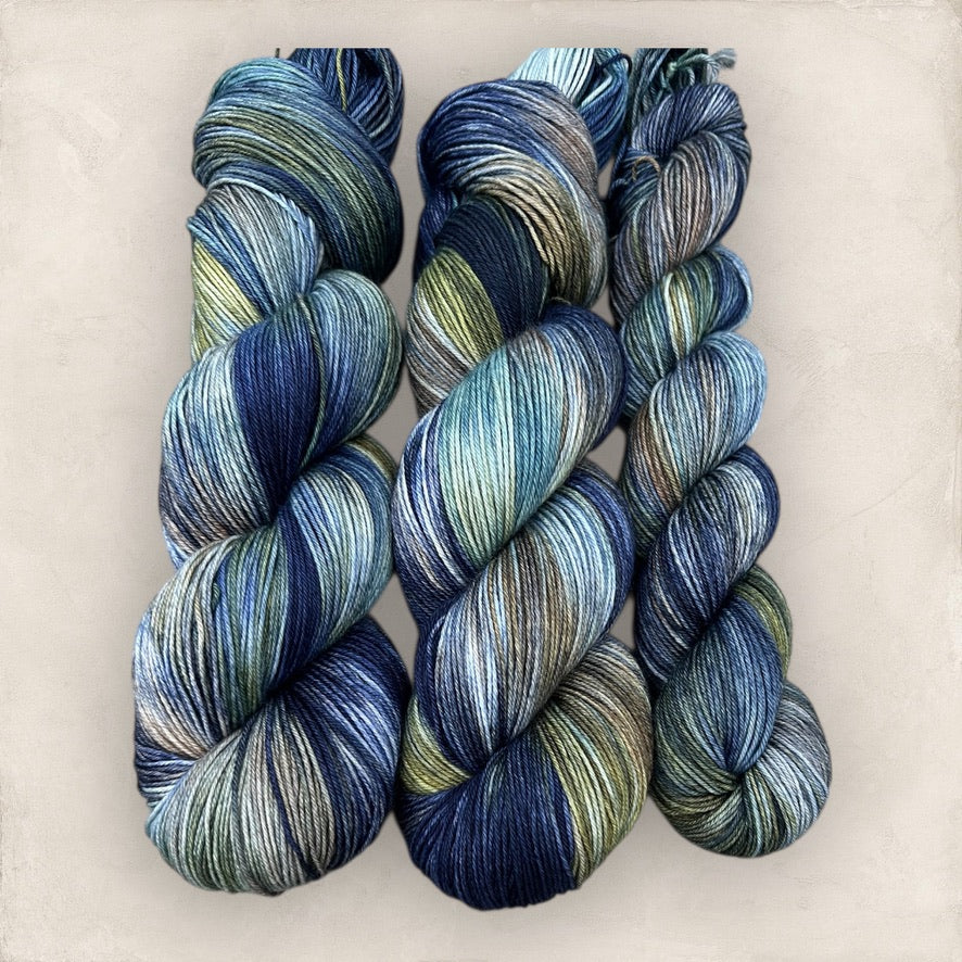 Deepwater DK Hand Dyed Yarn - Double Knitting