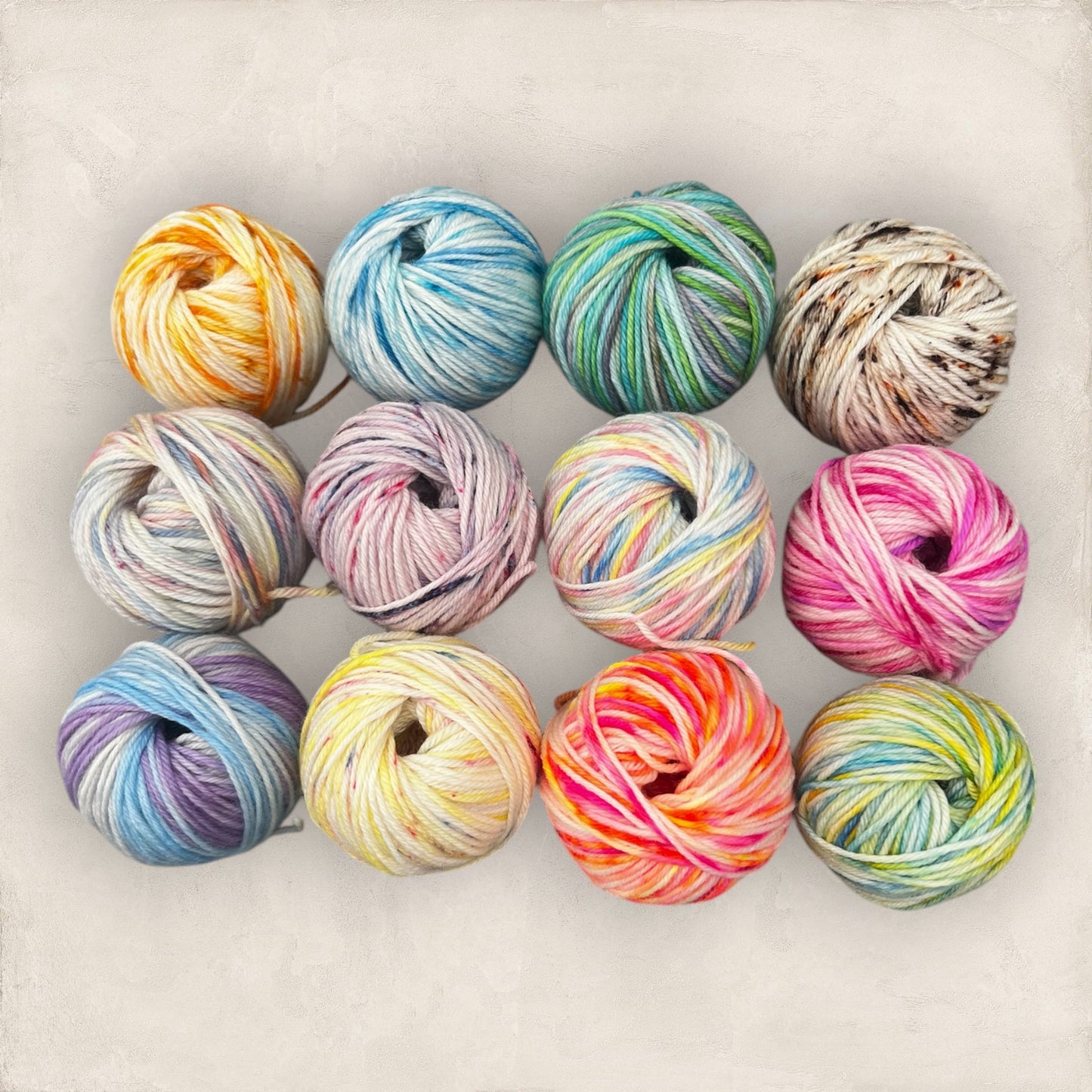 Mystery Mini Skein Balls 4Ply Sock Yarn Ready to Use Bundle