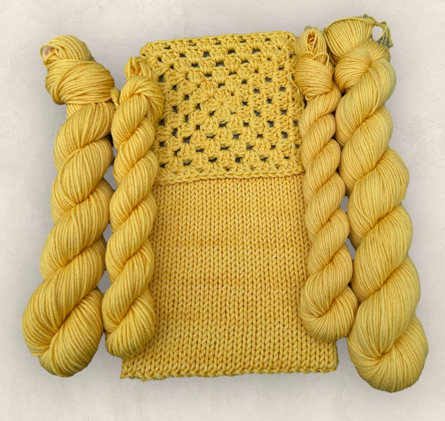 4 Ply or DK Yarn 100g- 50g - 20g -10g Golden Yellow P74 image 3