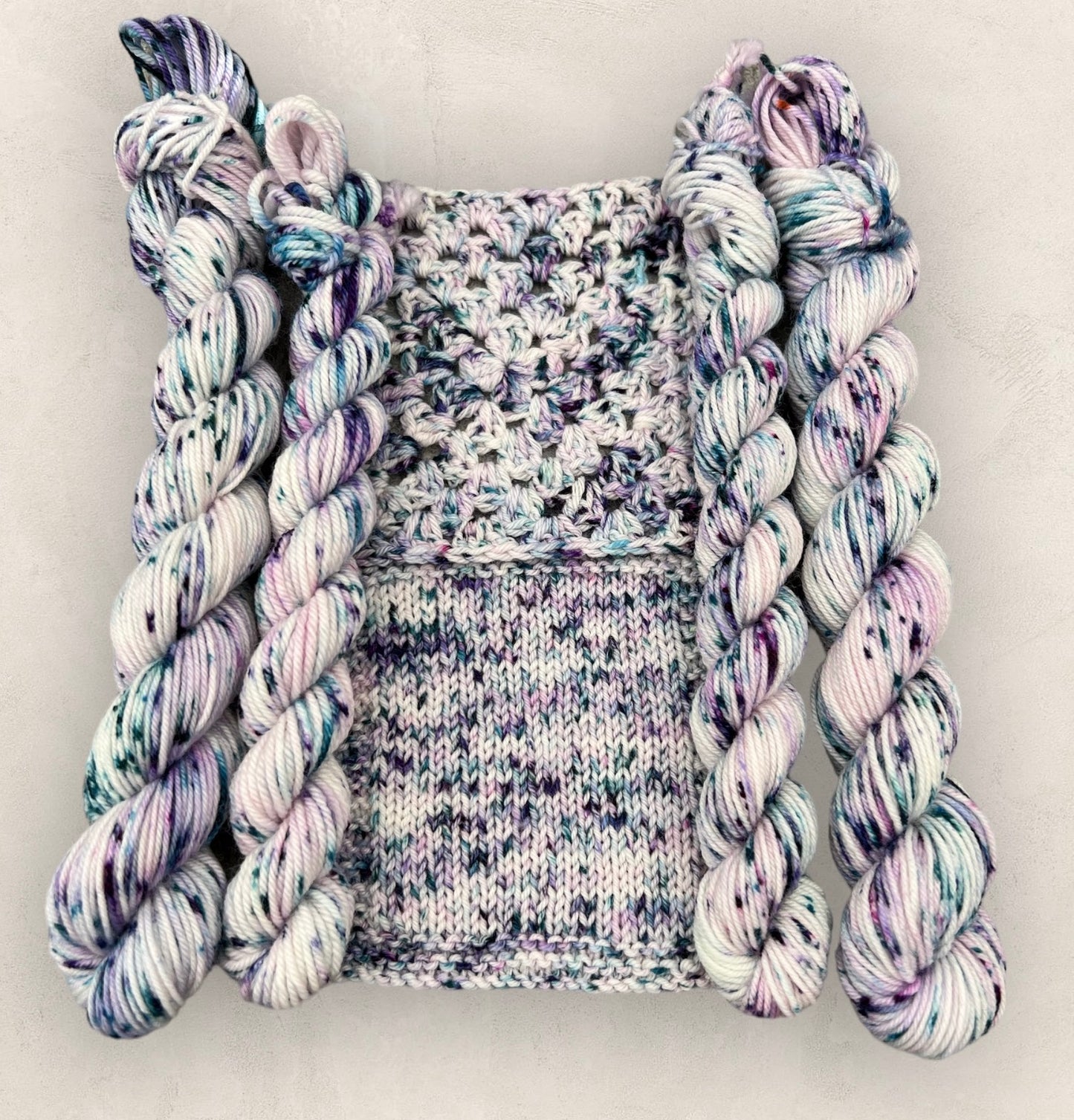 Sky Fall 4 Ply or DK Yarn 20g - 10g Mini Skein M76 image 2