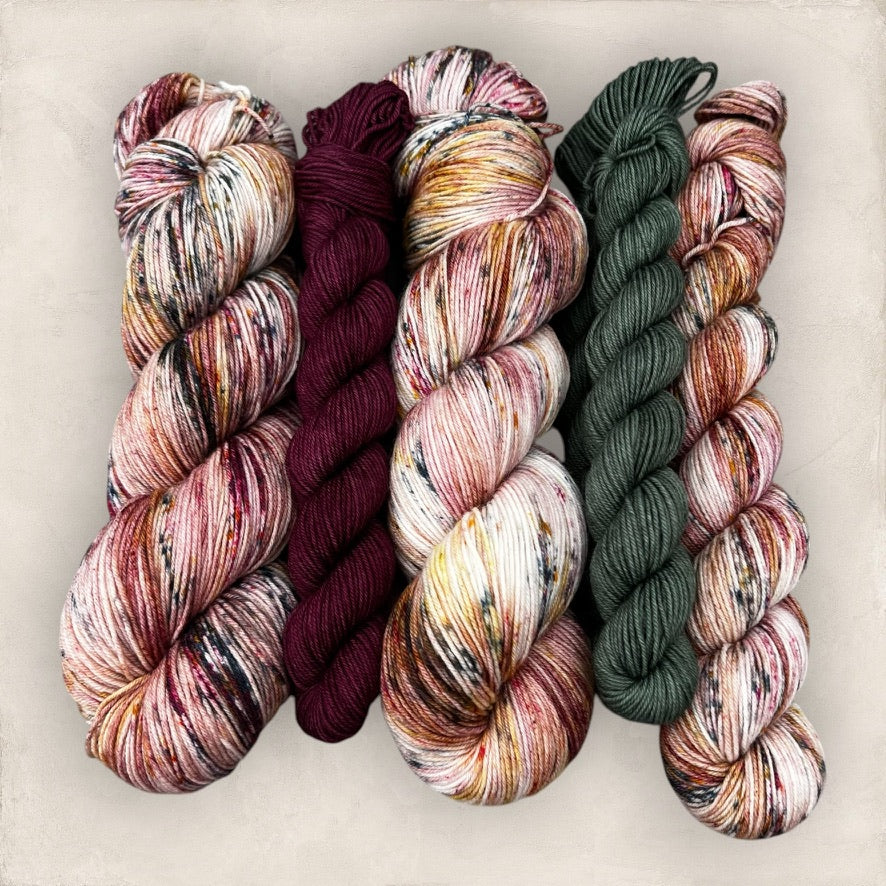 Hawthorn Hand Dyed Yarn Sock Set 4Ply