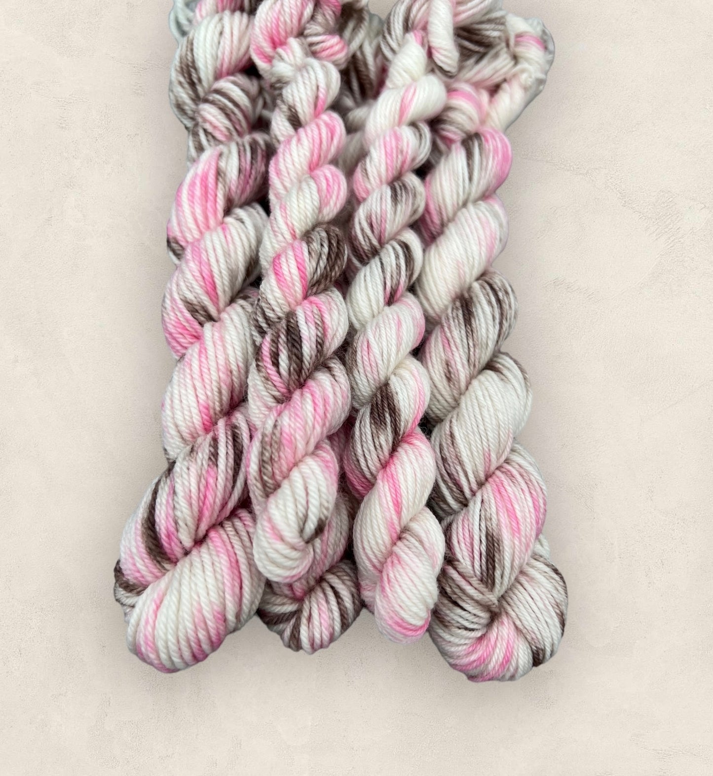Blush Bark 4 Ply or DK Yarn 20g - 10g Mini Skein M53 image 1