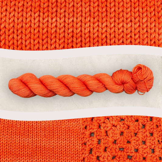 4 Ply or DK Yarn 100g- 50g - 20g -10g Orange P95