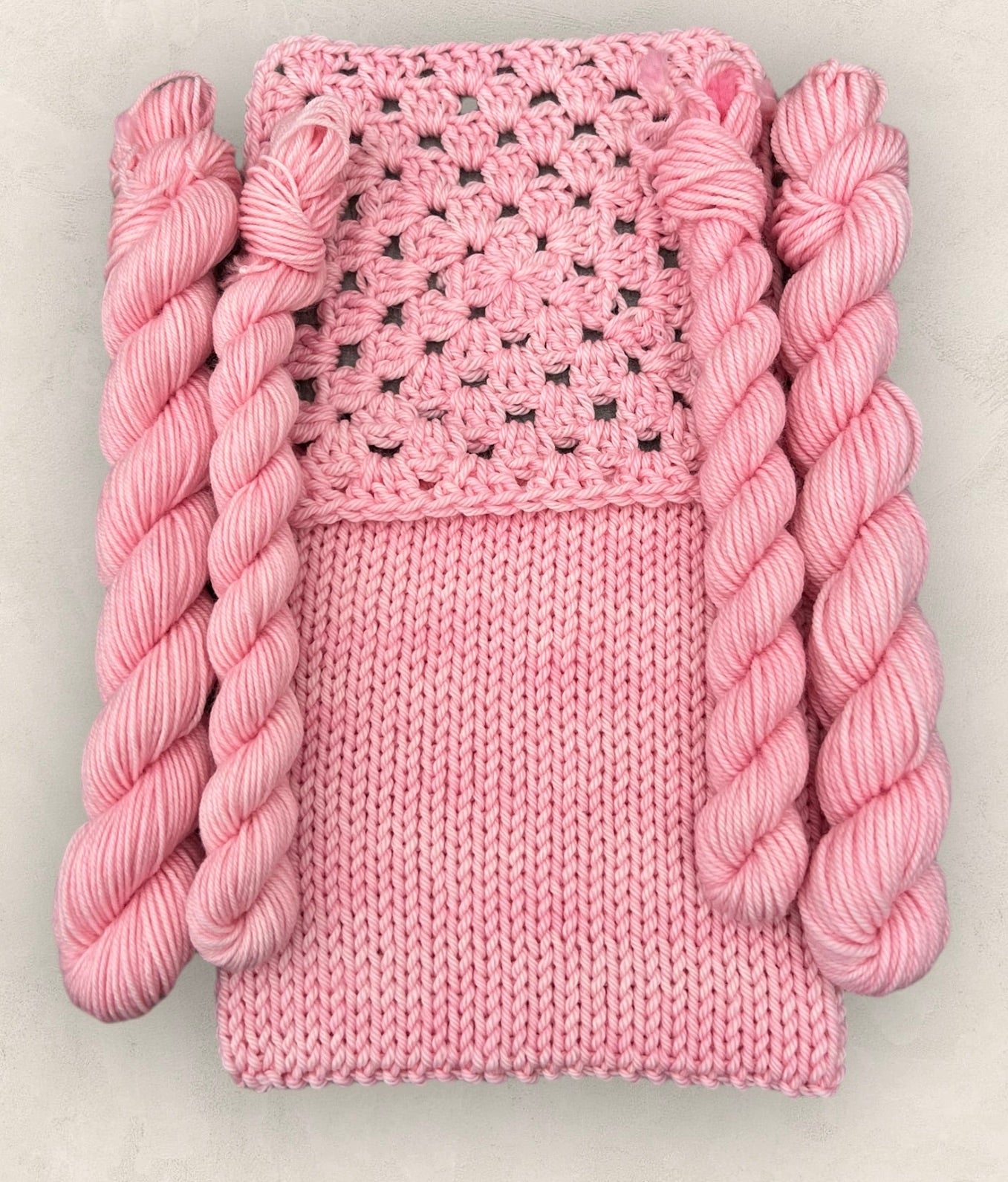 4 Ply or DK Yarn 100g- 50g - 20g -10g Candy Pink P81 image 2