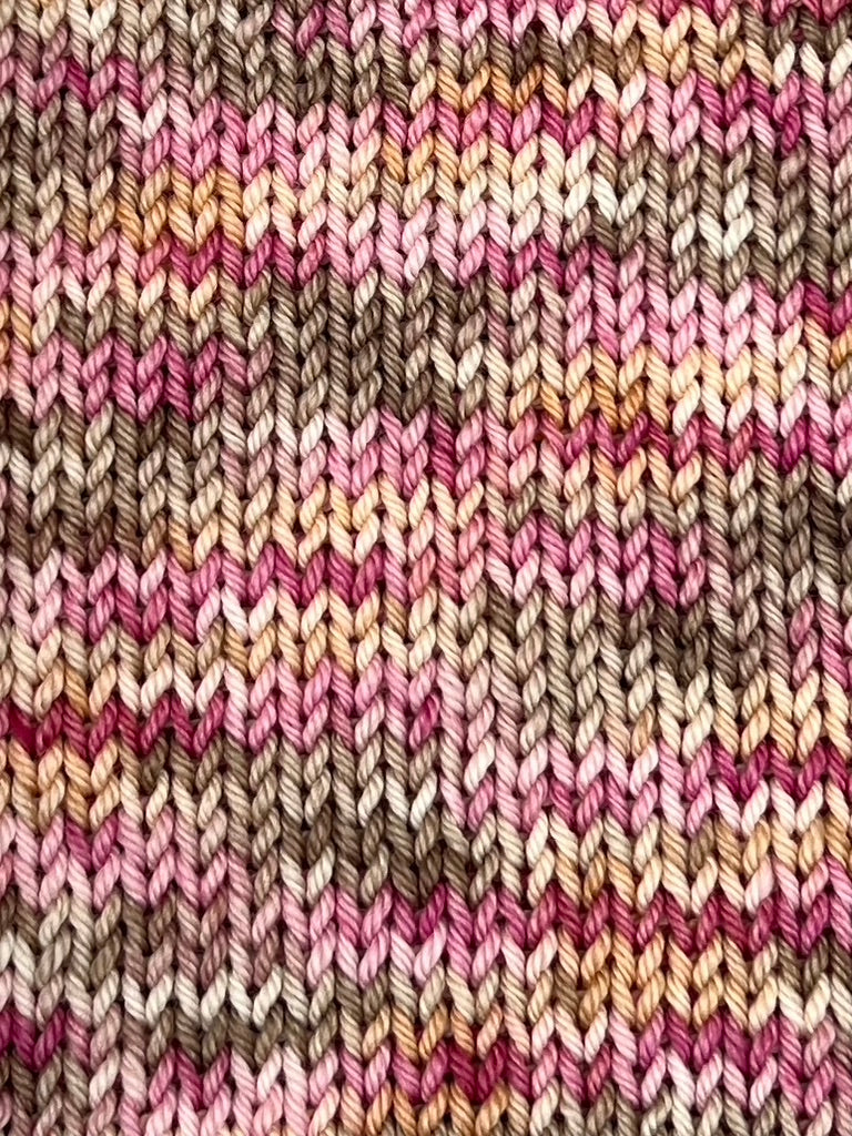 Berry Mocha DK Hand Dyed Yarn - Double Knitting