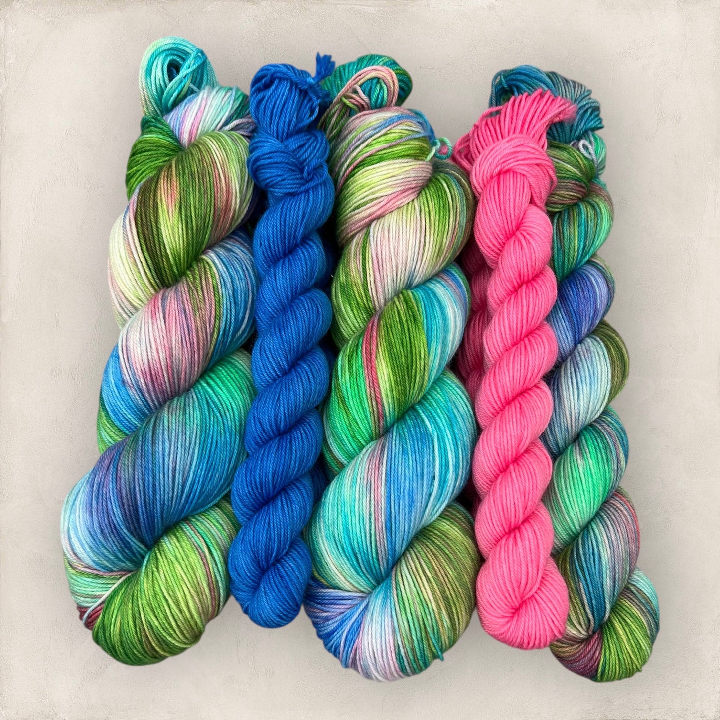 Fresh Bloom Hand Dyed Yarn Sock Set 4Ply
