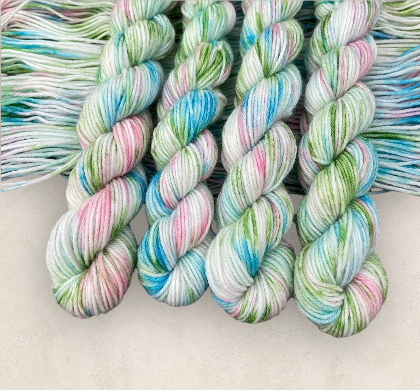 Ocean Flower 4 Ply or DK Yarn 20g - 10g Mini Skein M07 image 3