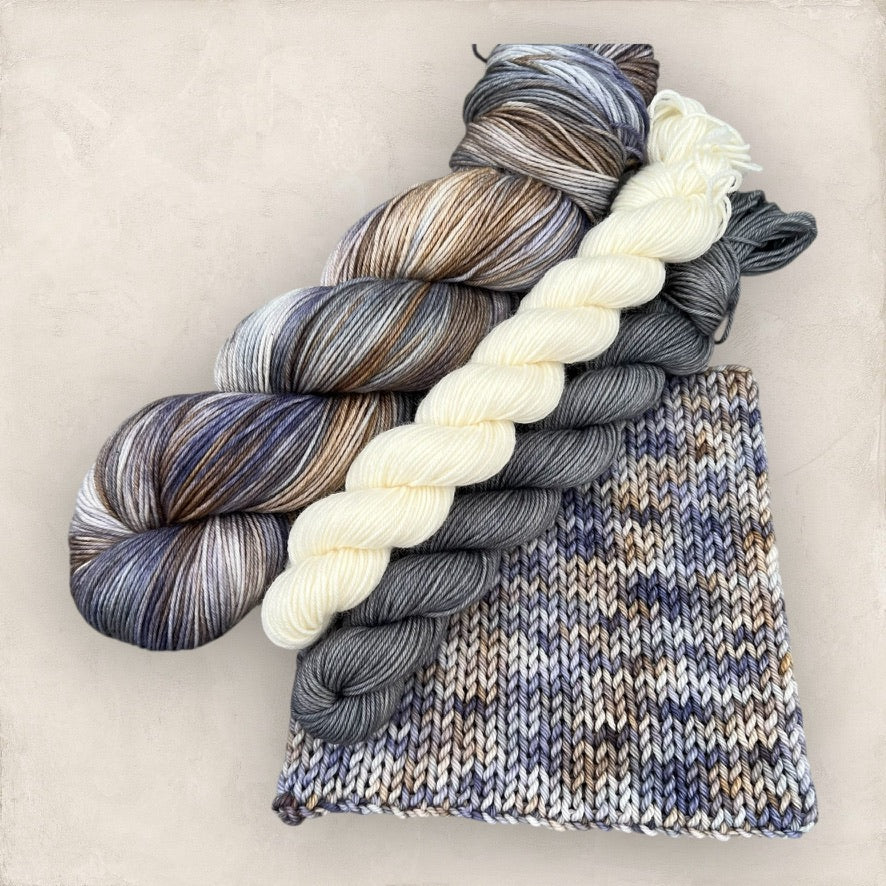 Frosted Heather Hand Dyed Yarn Sock Set 4Ply