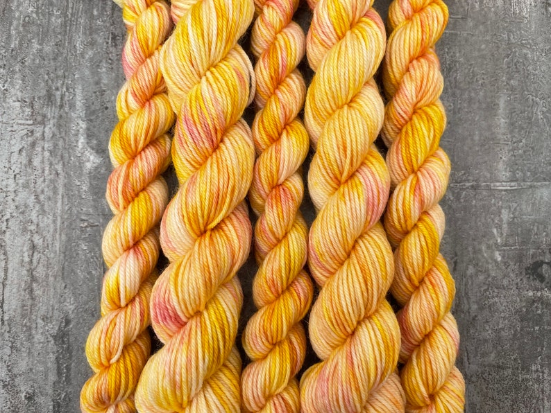 Brisbane Bloom 4 Ply or DK Yarn 20g - 10g Mini Skein M09 image 3