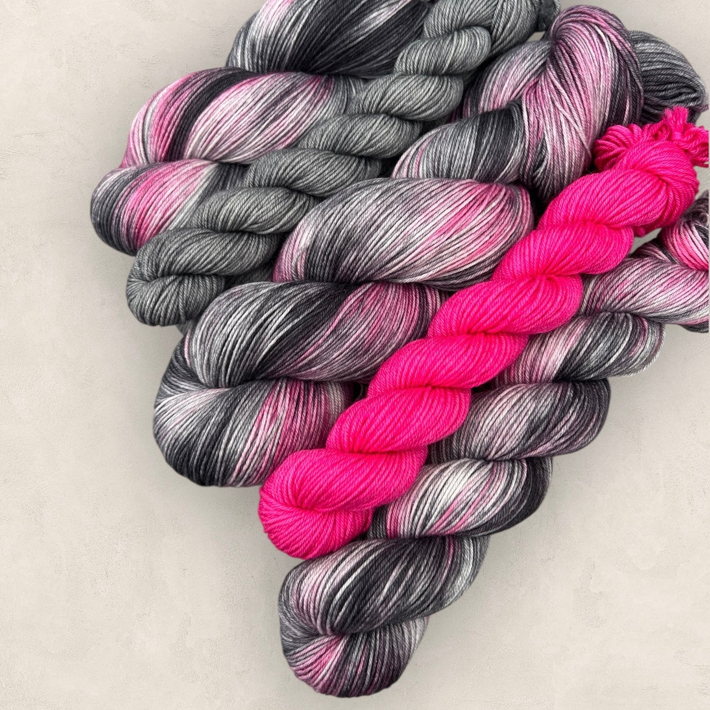Midnight Blush Hand Dyed Yarn Sock Set 4Ply