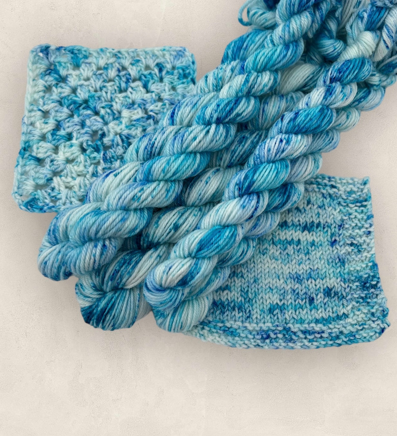Blue Orchid 4 Ply or DK Yarn 20g - 10g Mini Skein M37 image 0