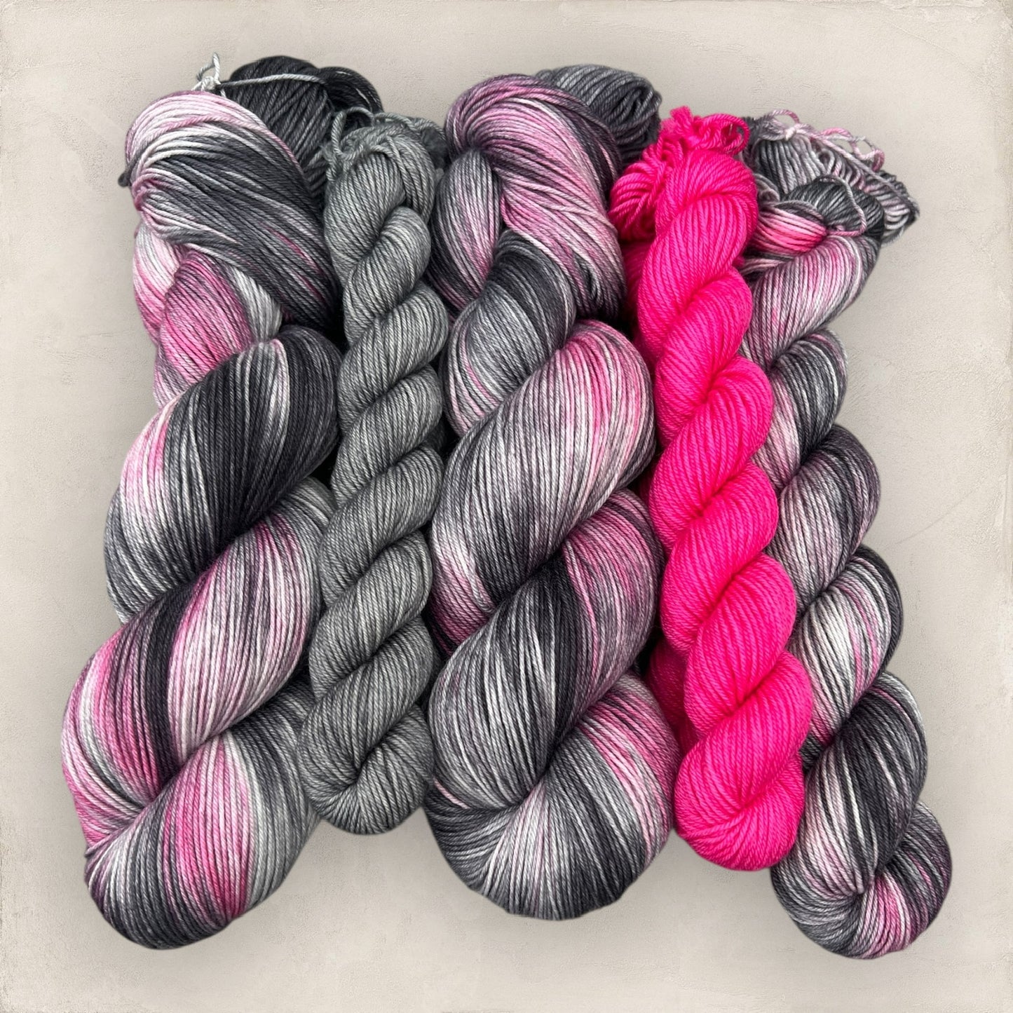 Midnight Blush Hand Dyed Yarn Sock Set 4Ply