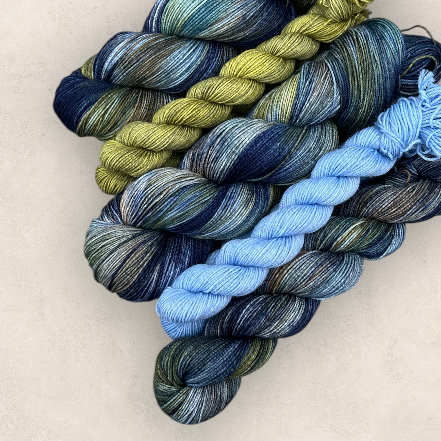 Deepwater Hand Dyed Yarn Sock Set 4Ply