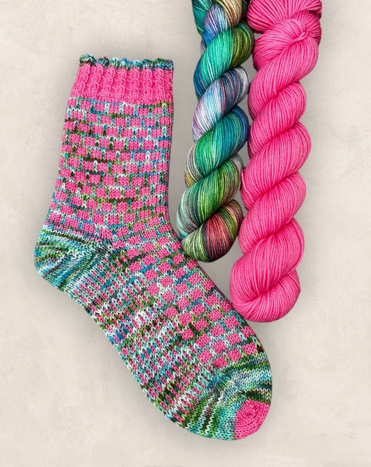 Fresh Bloom set 2 x 50g or 100g Skeins 4ply / Sock Yarn
