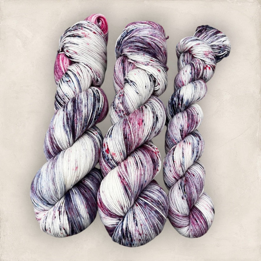 Crushed Berries DK Hand Dyed Yarn - Double Knitting