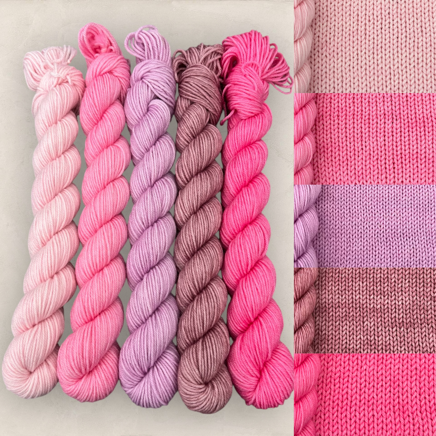 Mini Skeins  5 x 20g  4 Ply - Fingering Weigh image 0