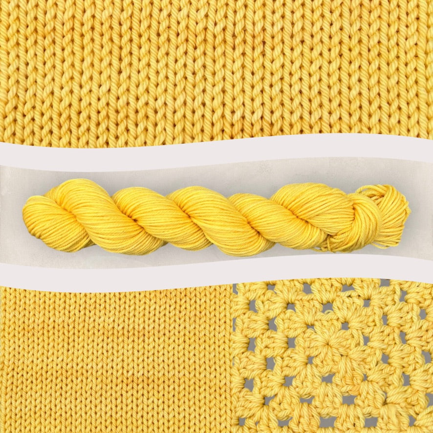 4 Ply or DK Yarn 100g- 50g - 20g -10g Golden Yellow P74