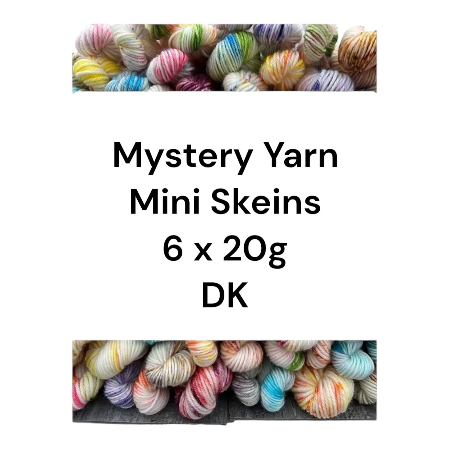 Mystery Minis 6 x 20g DK Hand Dyed Skeins image 0