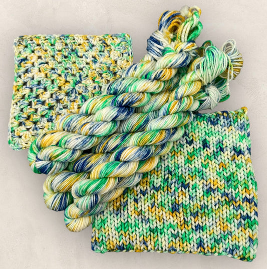 Tropical Breeze 4 Ply, DK Yarn 20g or 10g Mini Skein M87 image 0