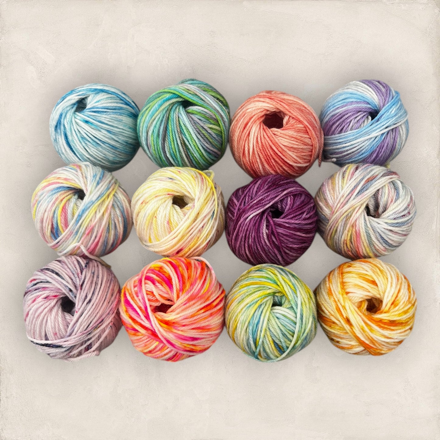 Mystery Mini Skein Balls 4Ply Sock Yarn Ready to Use Bundle