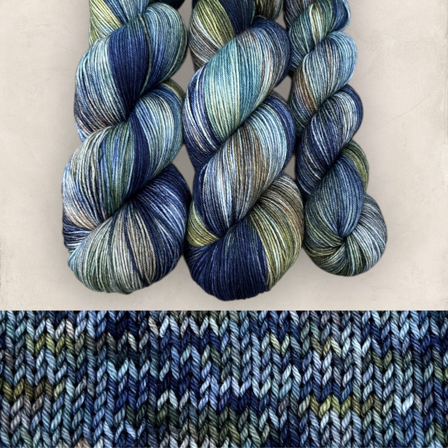 Deepwater DK Hand Dyed Yarn - Double Knitting