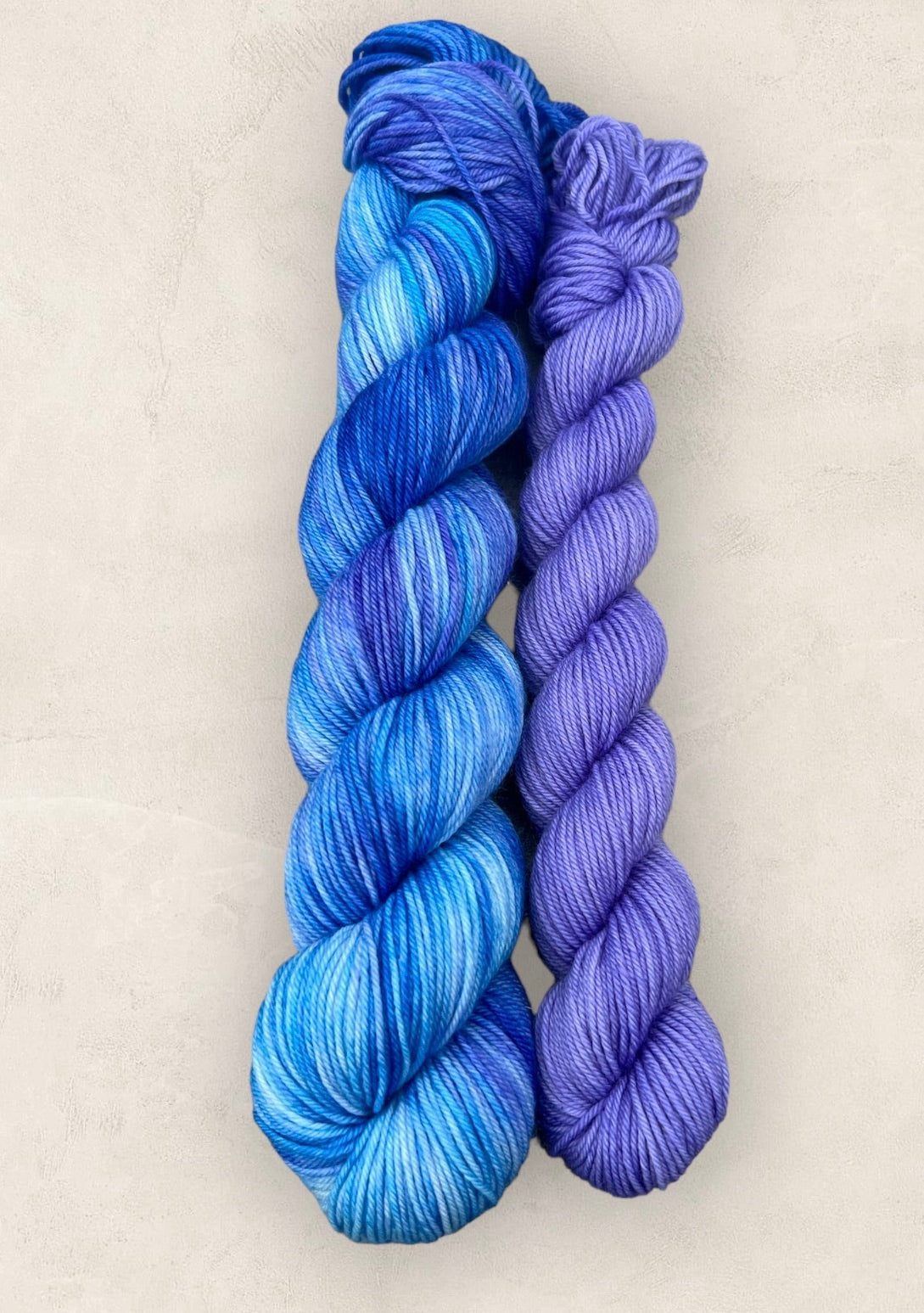 Hydrangea Sock Set Hand Dyed 4 Ply - Fingering Weight image 6