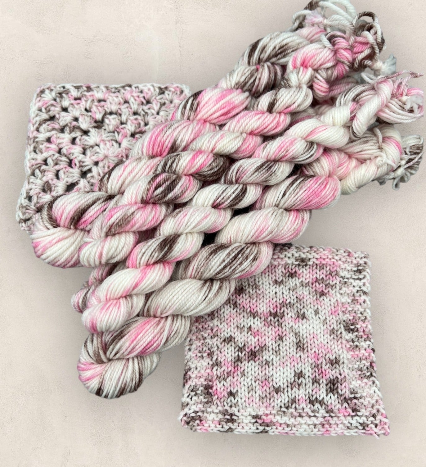 Blush Bark 4 Ply or DK Yarn 20g - 10g Mini Skein M53 image 0