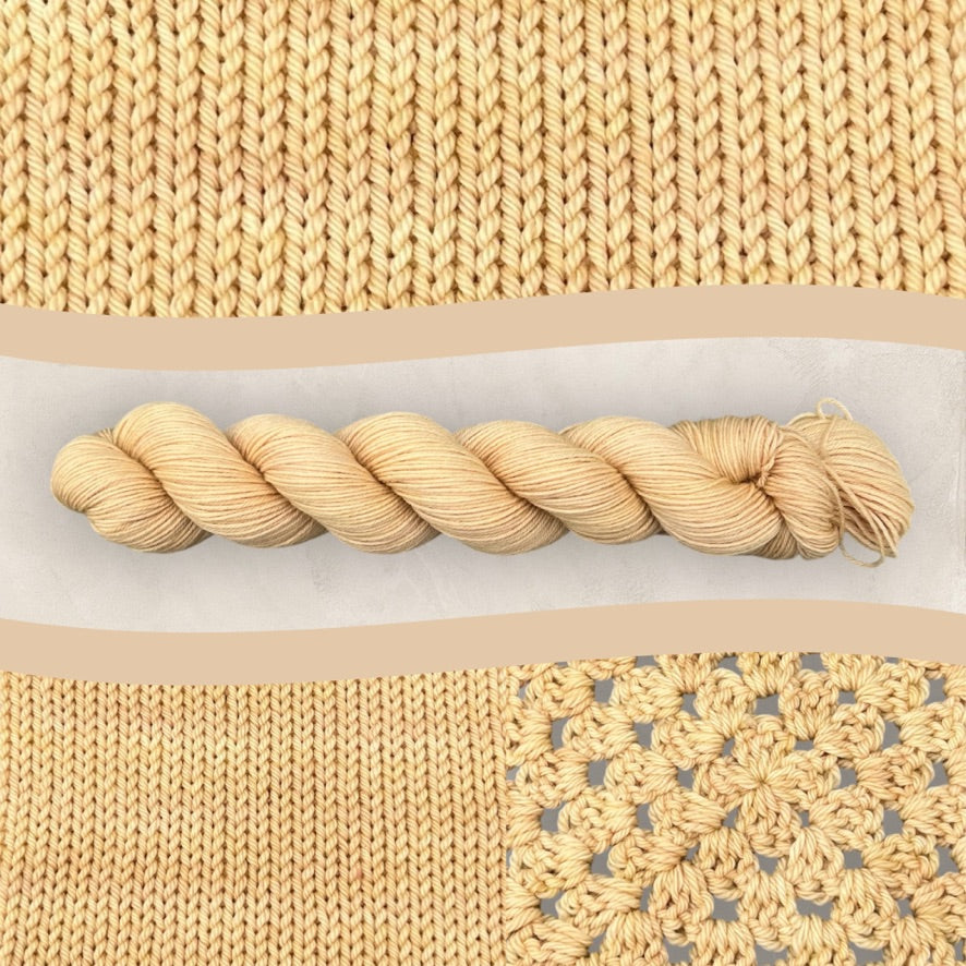 4 Ply or DK Yarn 100g- 50g - 20g -10g Straw P82
