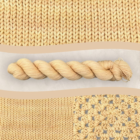 4 Ply or DK Yarn 100g- 50g - 20g -10g Straw P82