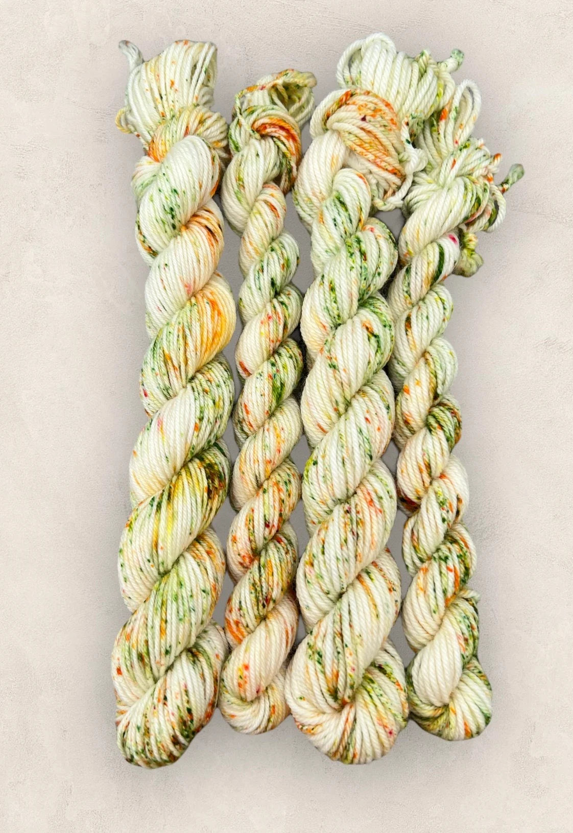 Tangerine Dream 4 Ply, or DK Yarn 20g - 10g Mini Skein M22 image 2