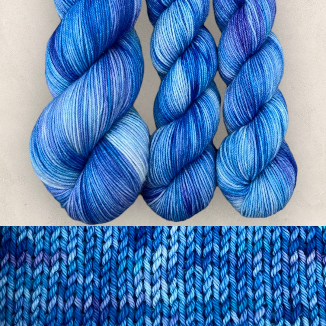 Hydrangea DK Hand Dyed Yarn