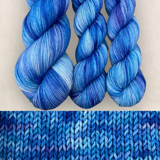 Hydrangea DK Hand Dyed Yarn