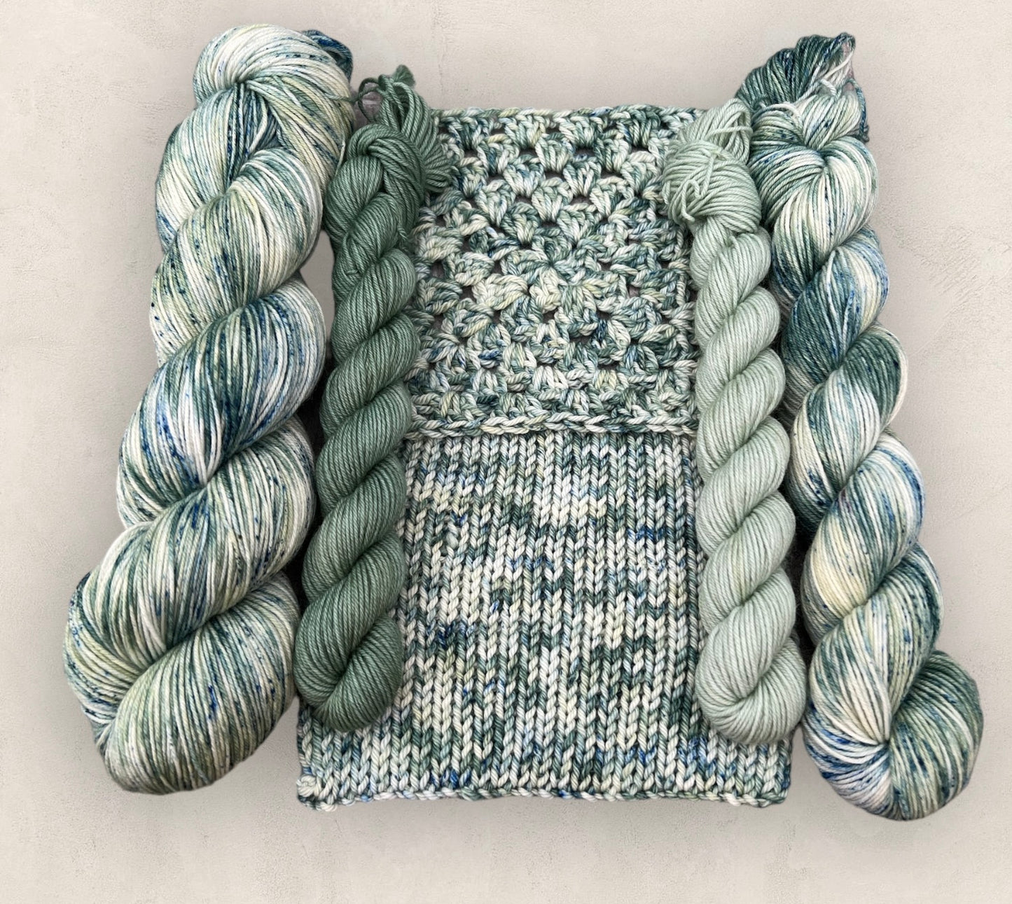 Forest Dew Sock Set  4 Ply - Fingering Weight image 1