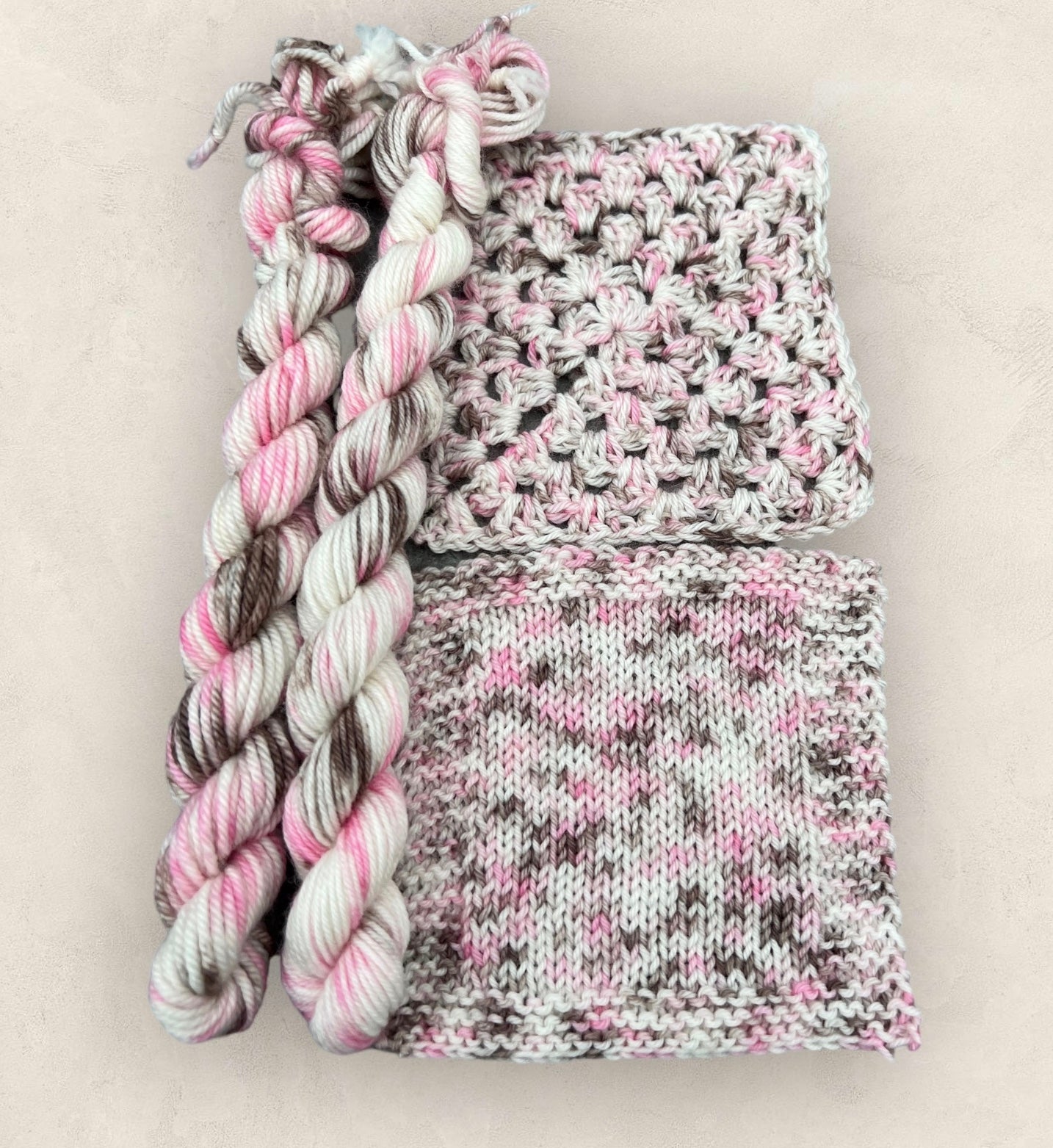 Blush Bark 4 Ply or DK Yarn 20g - 10g Mini Skein M53 image 4