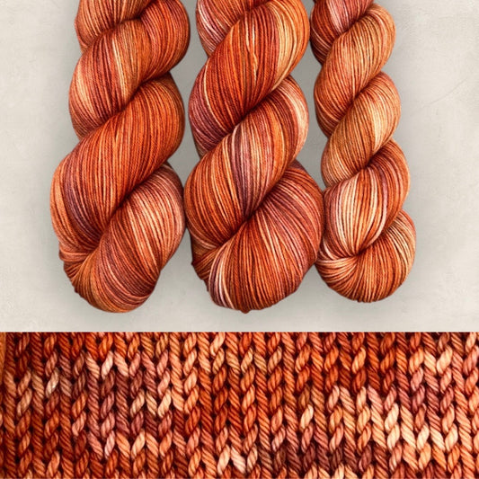 Harvest Flame DK Hand Dyed Yarn - Double Knitting