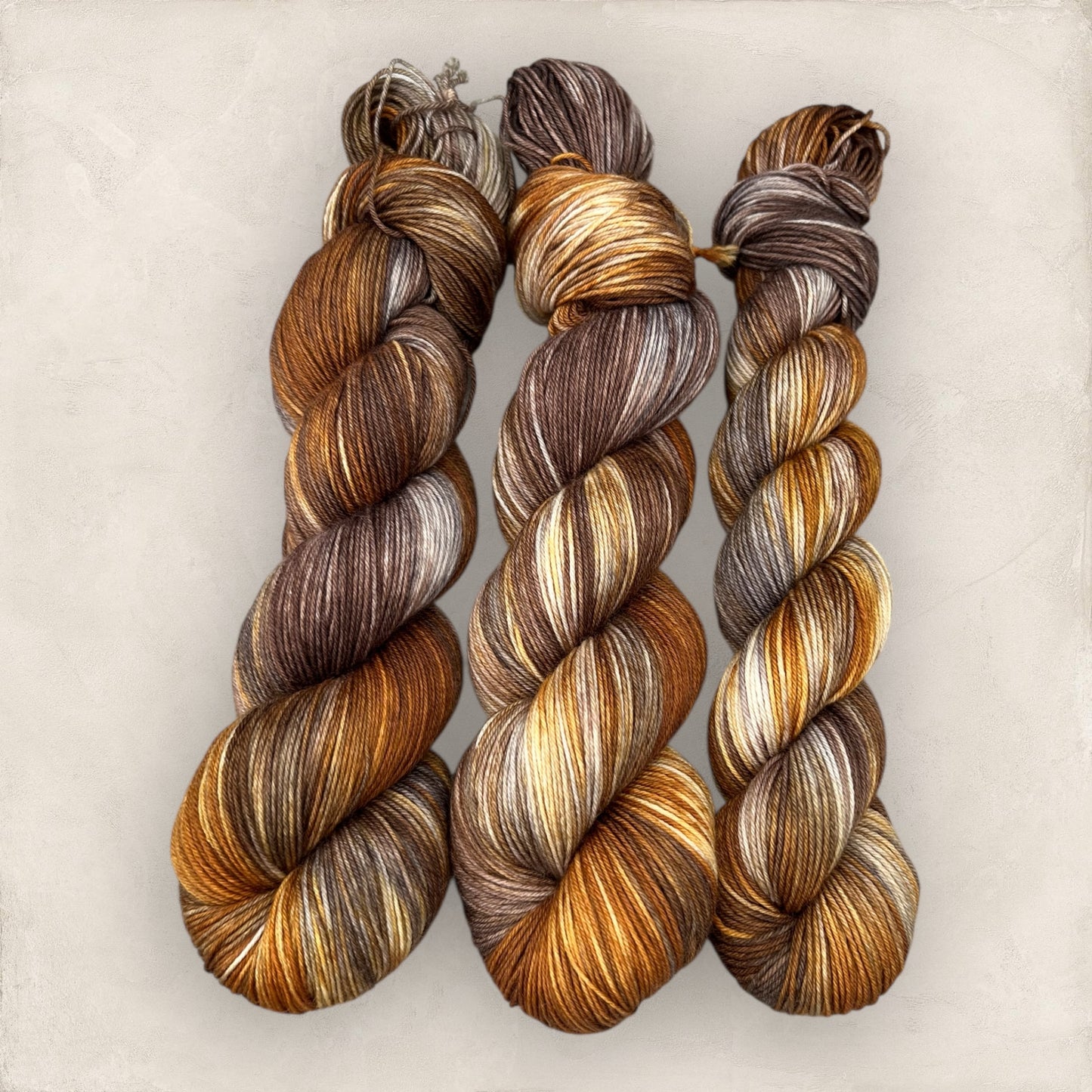 Golden Ash DK Hand Dyed Yarn - Double Knitting