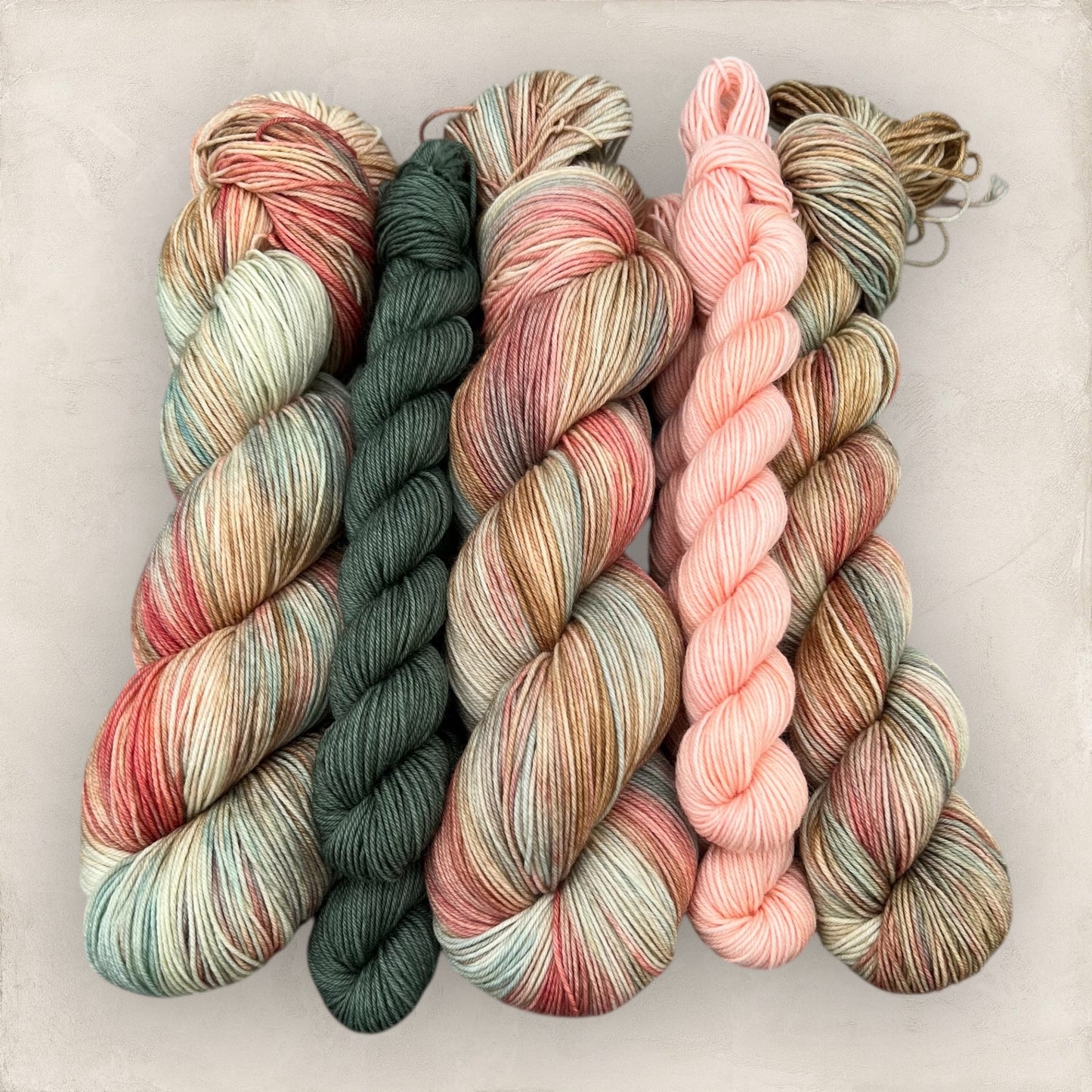 Vintage Charm Sock Set 4Ply Hand Dyed Yarn