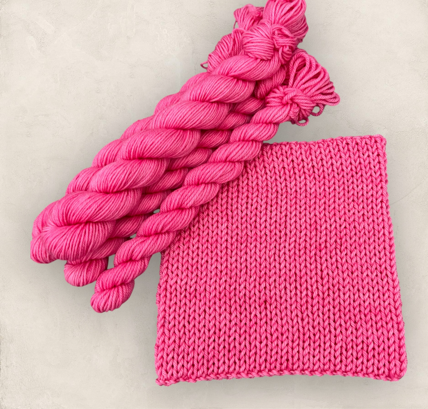 4 Ply or DK Yarn 100g- 50g - 20g -10g Hot Blossom Pink P118