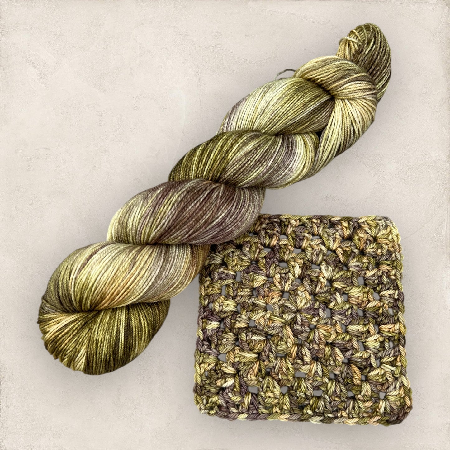 Woodland Moss DK Hand Dyed Yarn - Double Knitting