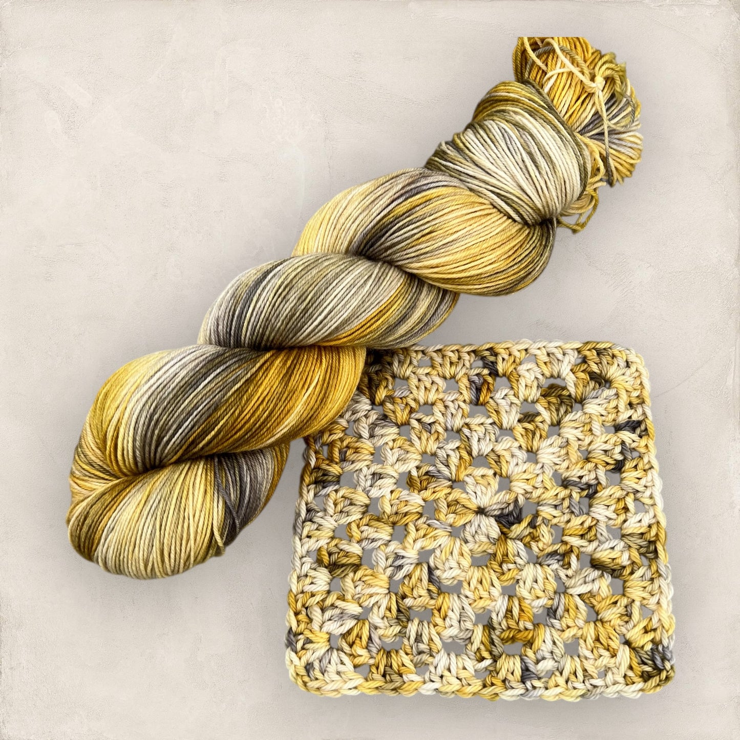 Gilded Mist – Hand Dyed 4Ply Sock Yarn