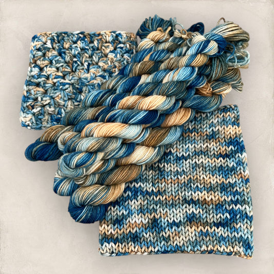 Indigo Drift 4 Ply - DK Yarn 20g - 10g Mini Skein P121