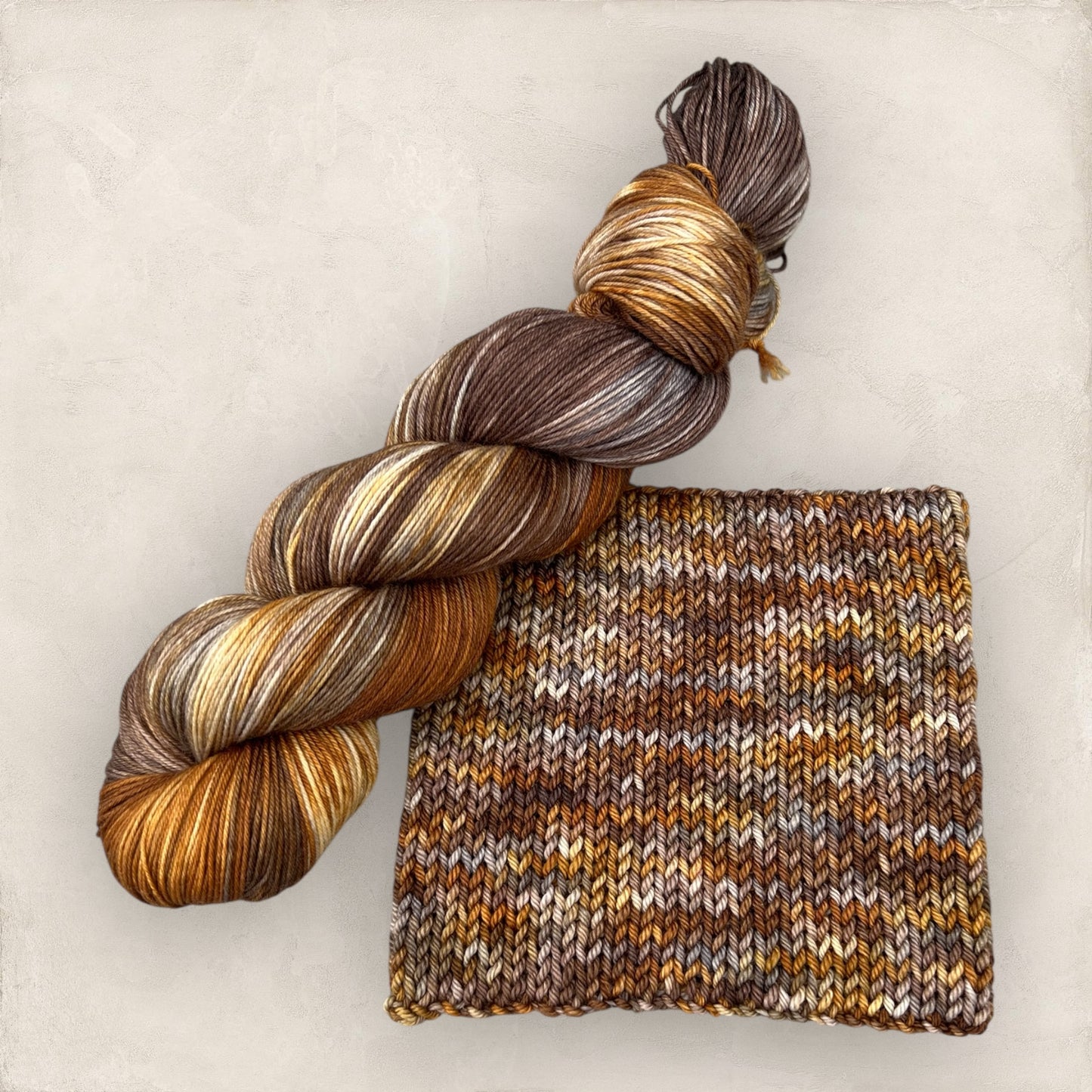 Golden Ash DK Hand Dyed Yarn - Double Knitting