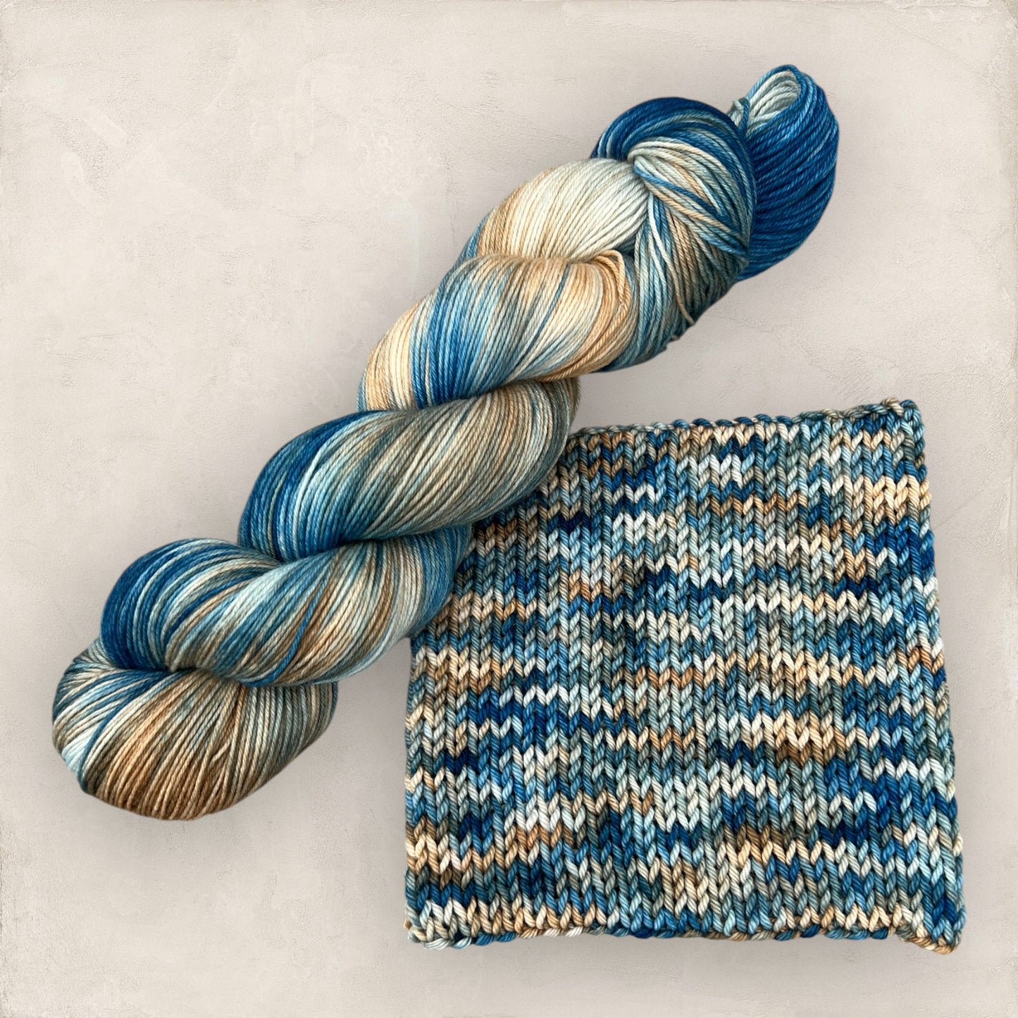 Indigo Drift DK Hand Dyed Yarn - Double Knitting