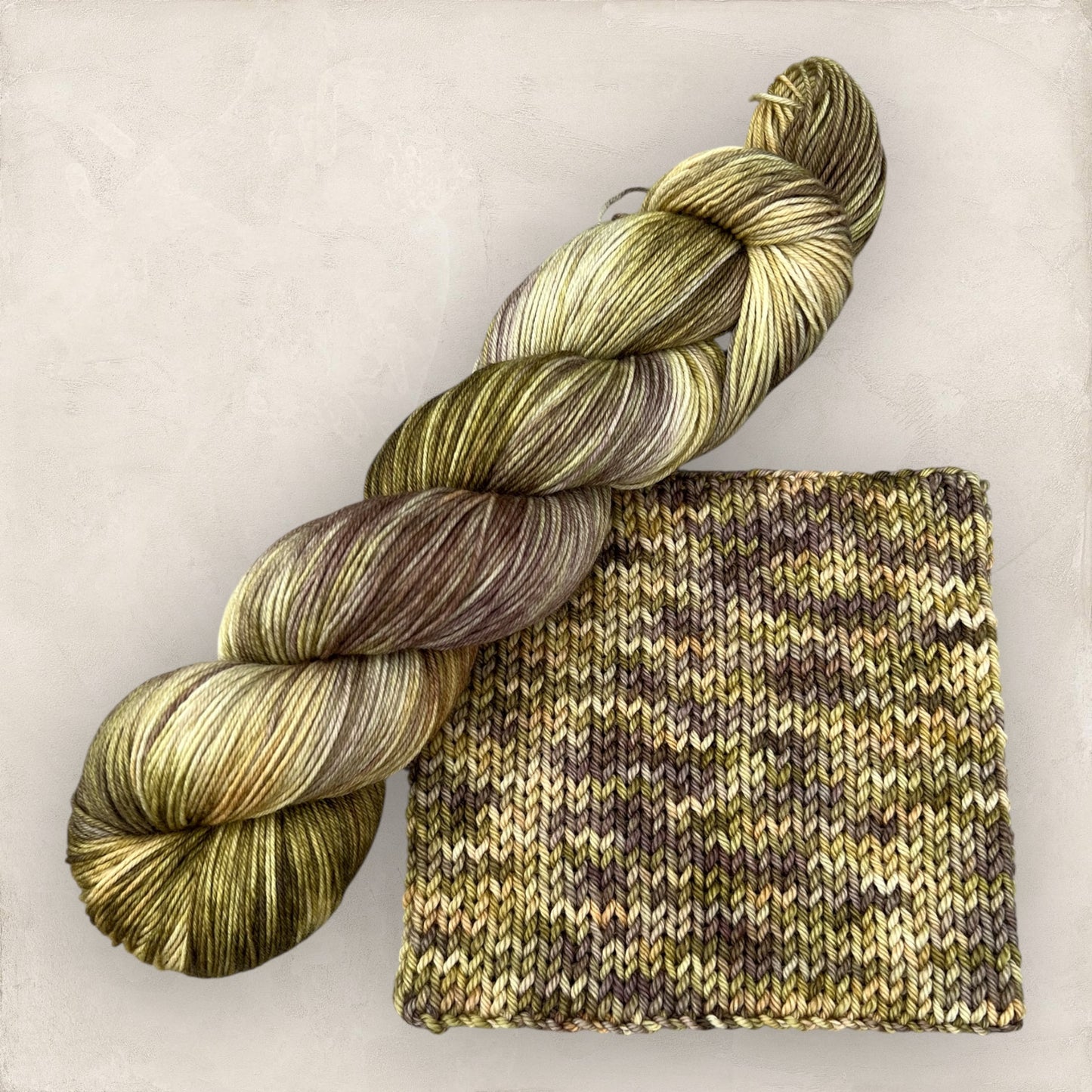 Woodland Moss DK Hand Dyed Yarn - Double Knitting