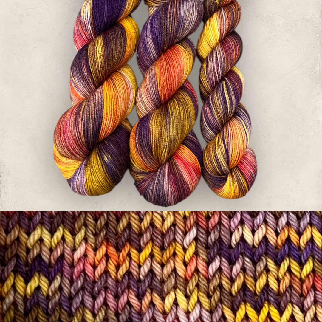 Viola DK Hand Dyed Yarn - Double Knitting