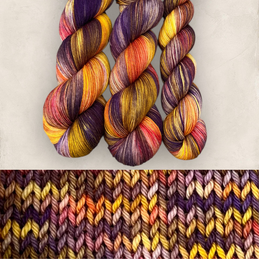 Viola DK Hand Dyed Yarn - Double Knitting