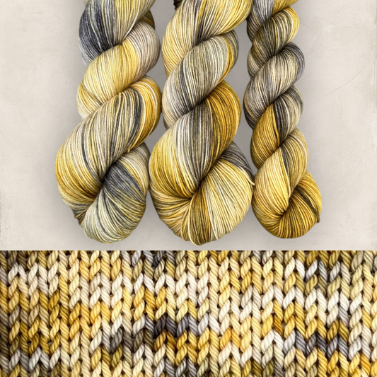Gilded Mist DK Hand Dyed Yarn - Double Knitting