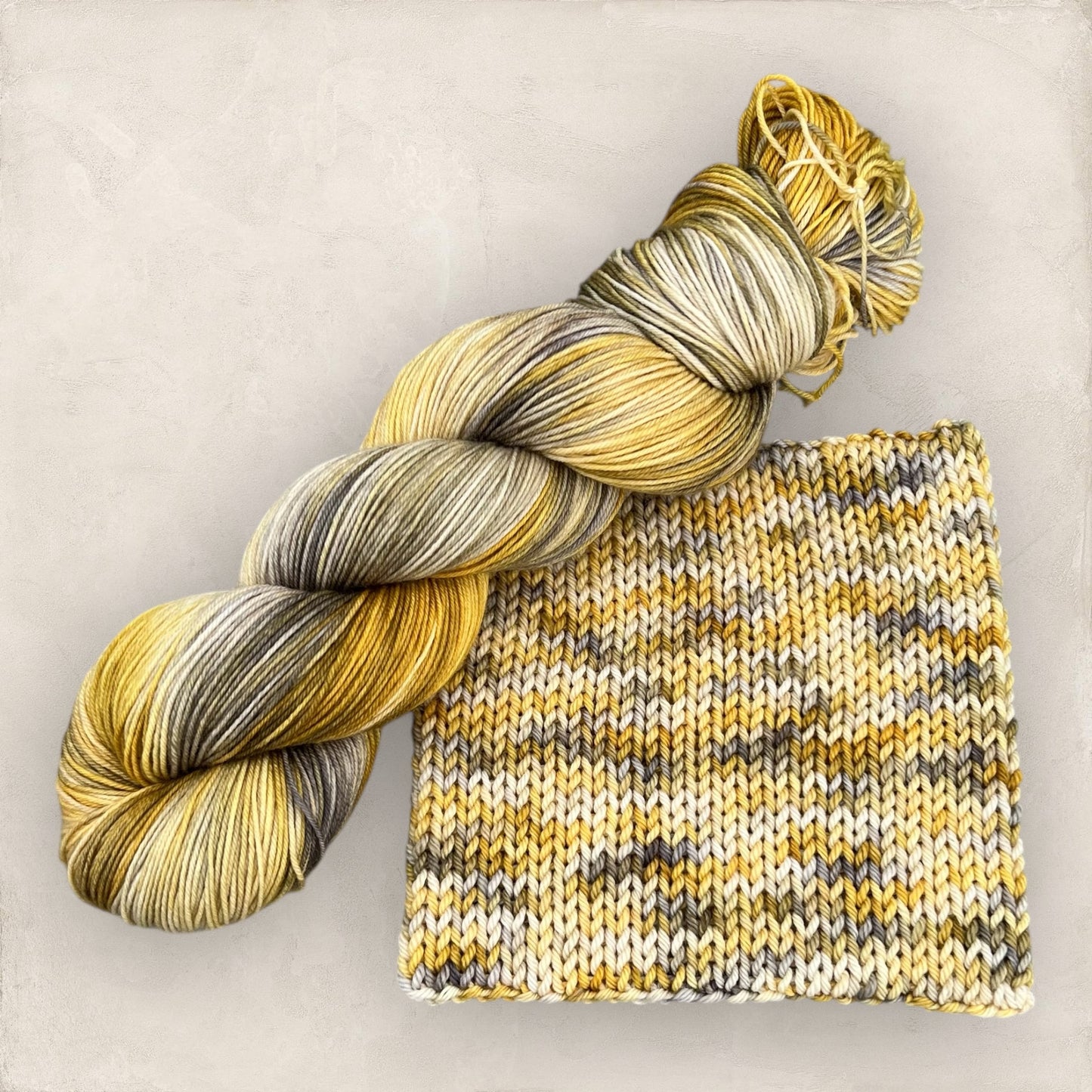 Gilded Mist – Hand Dyed 4Ply Sock Yarn